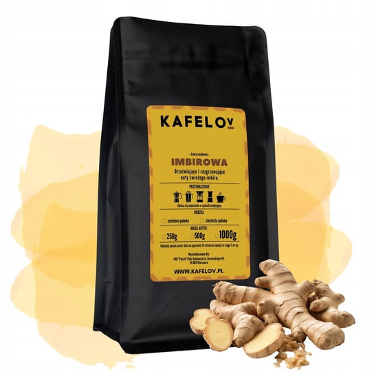 Kawa Kafelov smakowa IMBIROWA 1000g mielona Kafelov