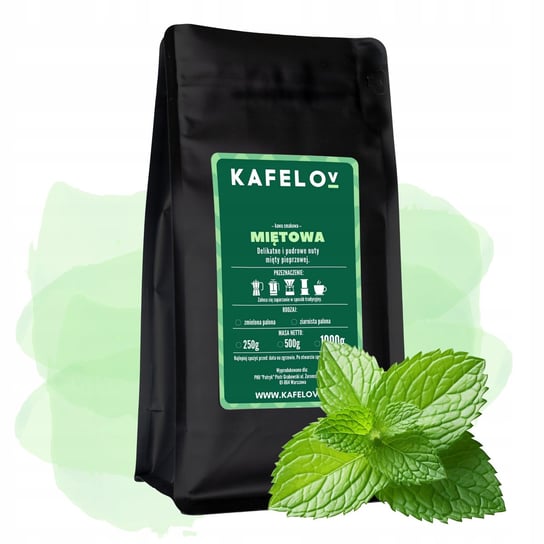 Kawa Kafelov smakowa MIĘTOWA 1000g mielona Kafelov