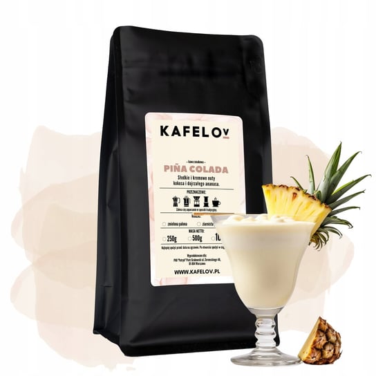 Kawa Kafelov smakowa PINA COLADA 250g mielona Kafelov