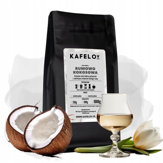 Kawa Kafelov smakowa RU M Z KOKOSEM 500g mielona Kafelov