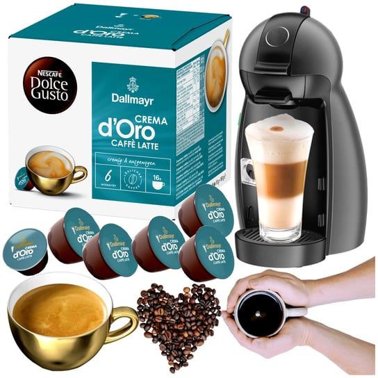 Kawa kapsułki Dolce Gusto do ekspresu Nescafe Crema d'Oro Caffe Latte 16szt Nescafe