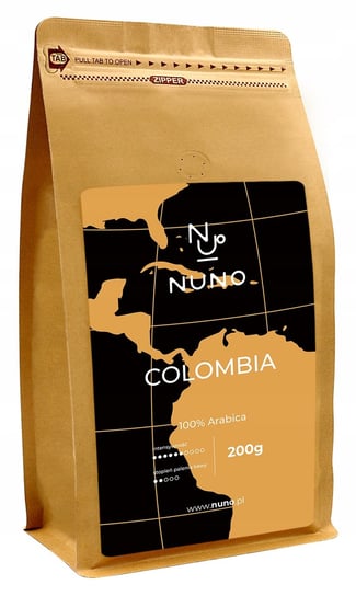 Kawa Kolumbia Świeża 72H Od Wypalenia Arabika 200G Nuno