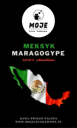 Kawa Meksyk Maragogype 1000G Ziarnista Moje Love Kawowe