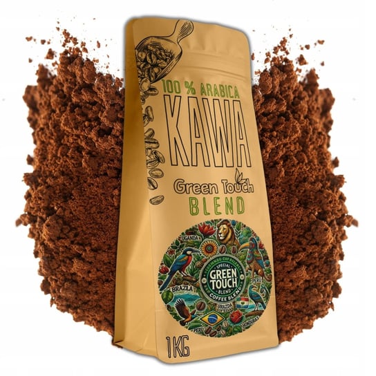 Kawa Mielona 100% Arabica Green Touch Blend 1 Kg Brazylia Uganda Peru Green Touch