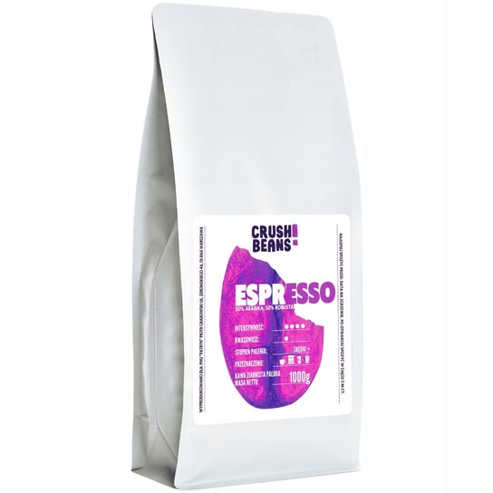 Kawa mielona 1kg ESPRESSO Crush Beans MOCNA Kafelov
