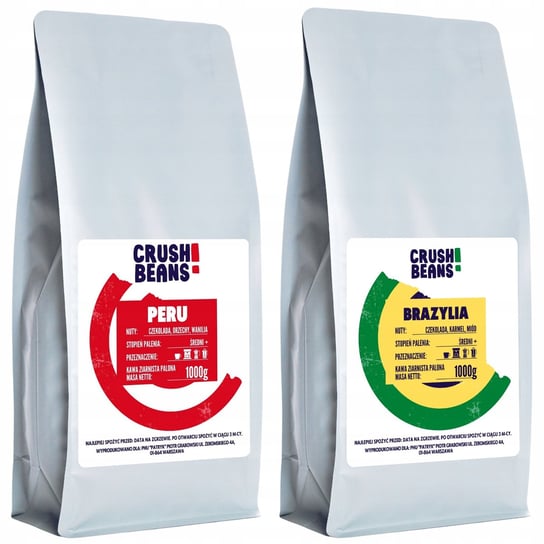 Kawa mielona 2kg Arabica PERU + BRAZYLIA Kafelov