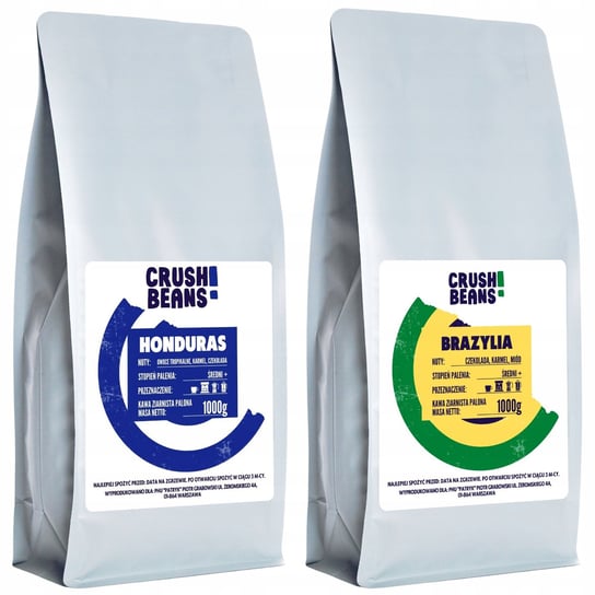 Kawa mielona arabica 2kg BRAZYLIA + HONDURAS Kafelov