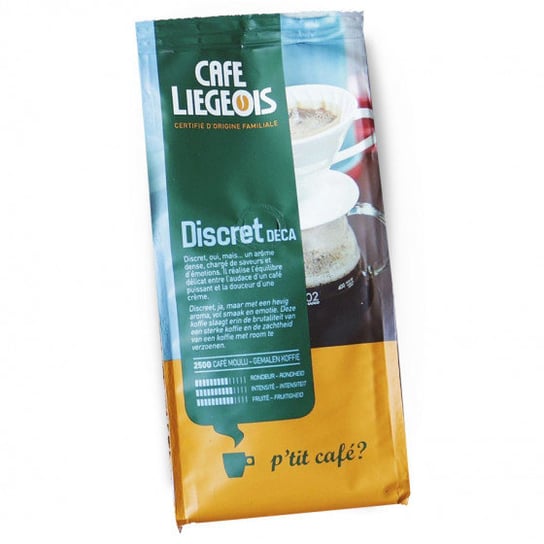 Kawa mielona Café Liégeois „Discret Deca“, 250 g Cafe Liegeois