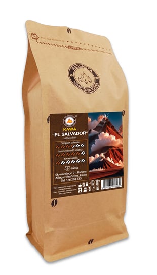 Kawa mielona El Salvador 1000g Arabica 100% Swieżo Palona Radomska Kraftowa Kawa