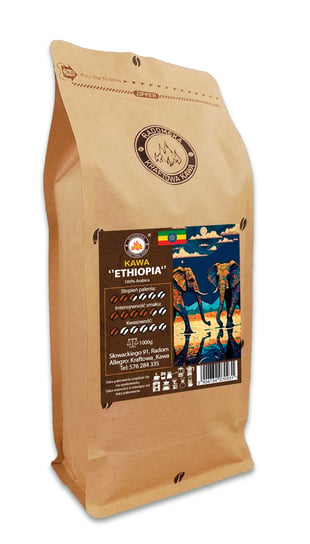 Kawa mielona ETIOPIA Djimmach 1000g Arabica 100% Radomska Kraftowa Kawa