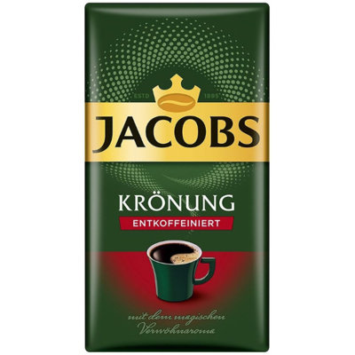 Kawa mielona JACOBS Kronung, Entkoffeiniert, bezkofeinowa, 500 g Jacobs