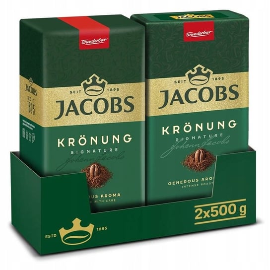 Kawa mielona Jacobs Kronung zestaw 2x 500g ( 1 kg ) Jacobs