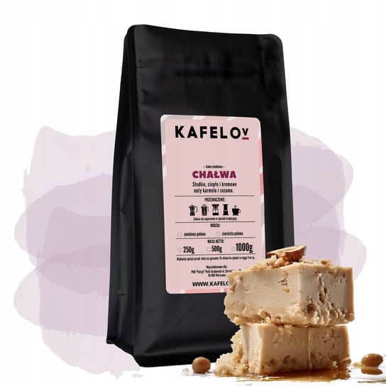 Kawa mielona smakowa 1 kg Chałwa arabika Kafelov