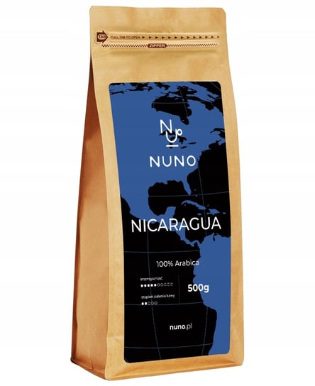 Kawa Nikaragua Świeża 72H Kraftowa Arabika 500G Nuno
