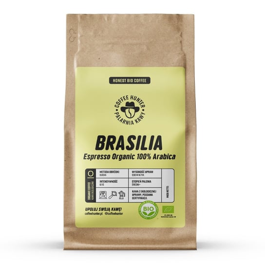 Kawa Organiczna Brasilia Colibri Espresso KAWA ZIARNISTA - 3 x 1 kg COFFEE HUNTER