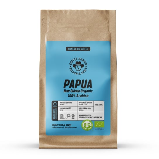 Kawa Organiczna Papua Nowa Gwinea Kawa Ziarnista - 1000 G COFFEE HUNTER