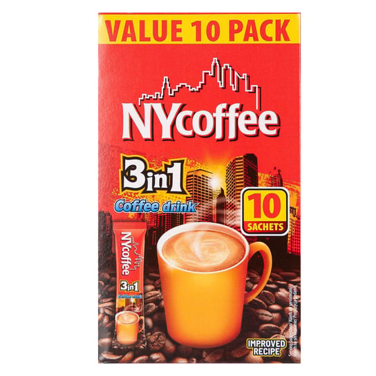 Kawa Rozpuszczalna Instant Napój Kawowy 3in1 3w1  Coffe NYcoffe 10szt NYCoffee