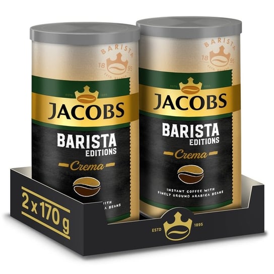 Kawa rozpuszczalna Jacobs Barista Crema zestaw 2x 170g Jacobs