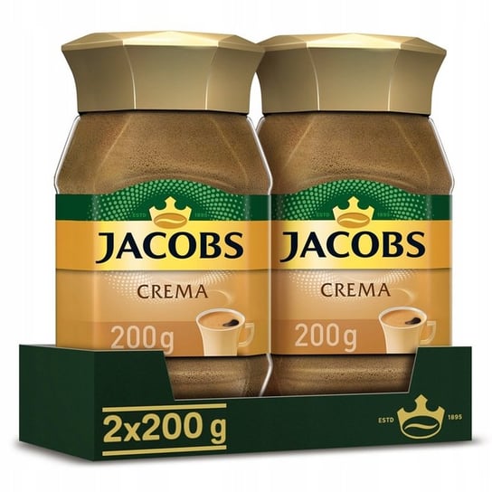 Kawa rozpuszczalna Jacobs Crema zestaw 2x 200g Jacobs
