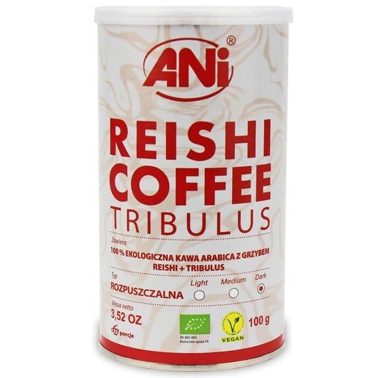 Kawa Rozpuszczalna "Reishi + Tribulus" Bio 100 G - Ani Cafe Michel