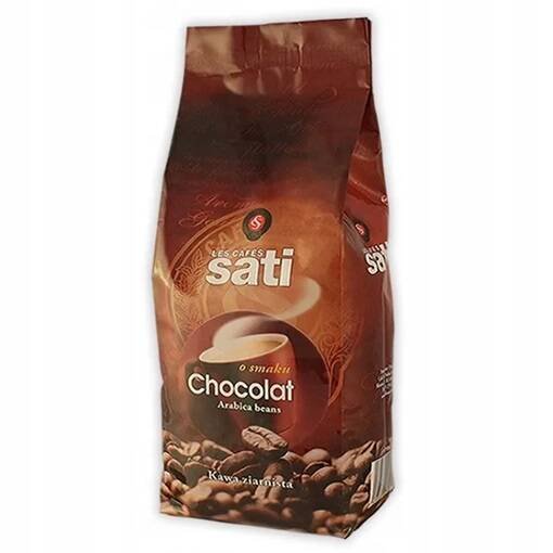Kawa smakowa Cafe Sati Chocolat - czekoladowa kawa ziarnista 500g Inna marka