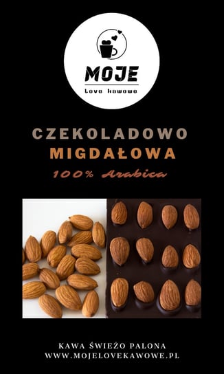 Kawa Smakowa Czekoladowo-Migdałowa 1000G Ziarnista Moje Love Kawowe