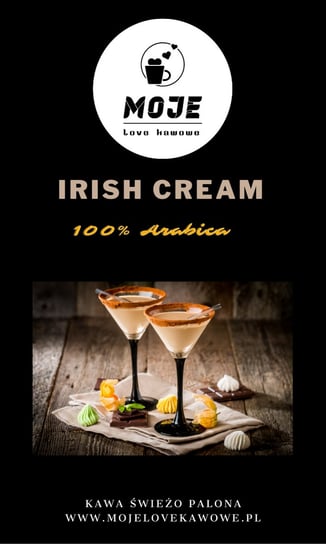Kawa smakowa Irish Cream 250g ziarnista Moje Love Kawowe