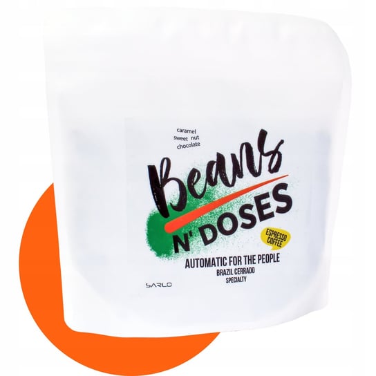 Kawa SPECIALTY Brazylia espresso DO EKSPRESU 100% arabica 250g Beans N’ Doses