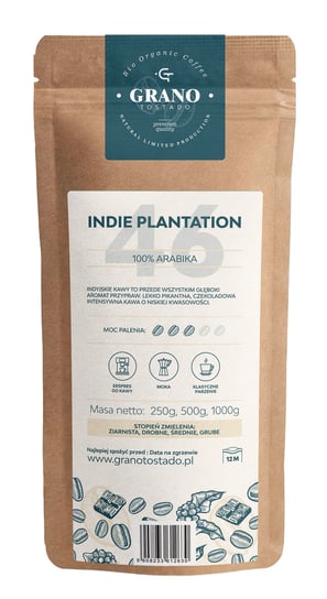 Kawa średnio mielona Granotostado INDIE PLANTATION 500g grano