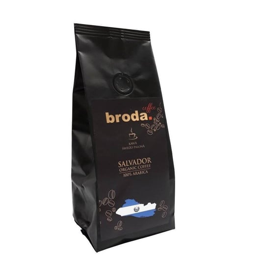 Kawa świeżo palona • SALVADOR Organic Coffee 100% Arabica • 500g BRODA COFFEE