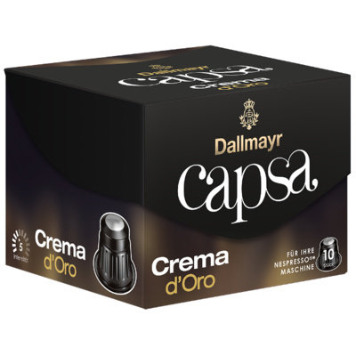 Kawa w kapsułkach DALLMAYR CAPSA Crema d`Oro, 10 szt. Dallmayr