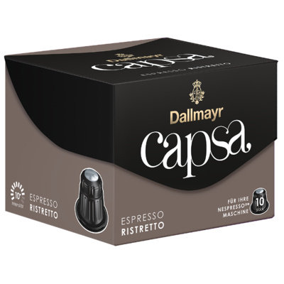 Kawa w kapsułkach DALLMAYR CAPSA Espresso Ristretto, 10 szt. Dallmayr