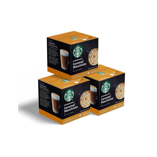 Kawa w kapsułkach do Dolce Gusto® Starbucks Caramel Macchiato, 3 x 6 + 6 szt. Starbucks