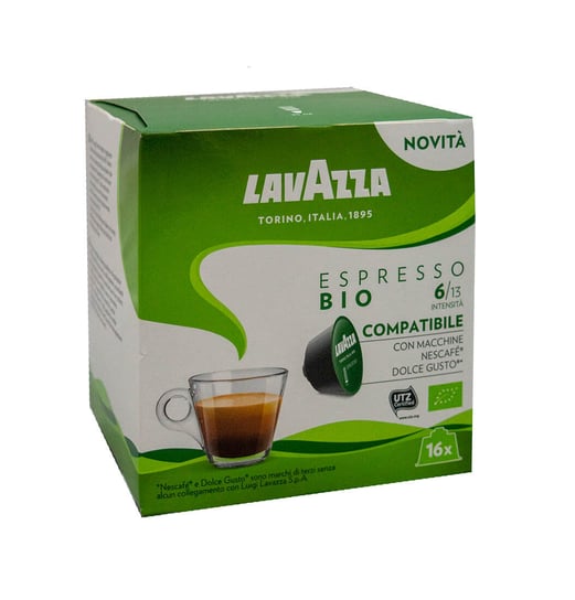 Kawa w kapsułkach LAVAZZA Dolce Gusto Espresso Bio, 16 kaps. Lavazza