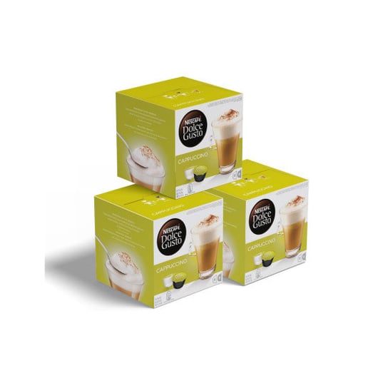 Kawa w kapsułkach NESCAFÉ® Dolce Gusto® Cappuccino, 3 x 8+8 szt. Inna marka