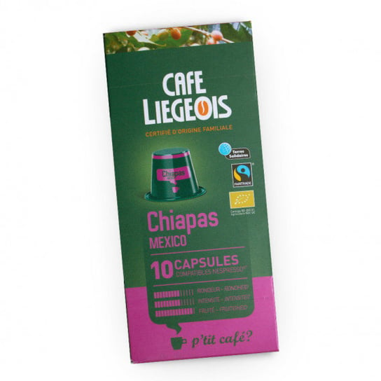 Kawa w kapsułkach NESPRESSO Café Liégeois „Chiapas“, 10 szt. Cafe Liegeois