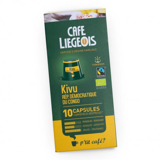 Kawa w kapsułkach NESPRESSO Café Liégeois „Kivu“, 10 szt. Cafe Liegeois