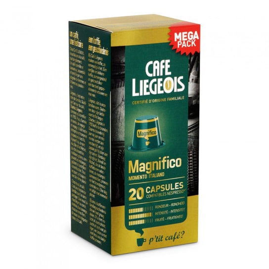 Kawa w kapsułkach NESPRESSO Café Liégeois „Magnifico“, 20 szt. Cafe Liegeois