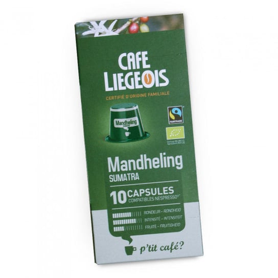 Kawa w kapsułkach NESPRESSO Café Liégeois „Mandheling“, 10 szt. Cafe Liegeois