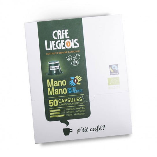 Kawa w kapsułkach NESPRESSO Café Liégeois „Mano Mano“, 50 szt. Cafe Liegeois