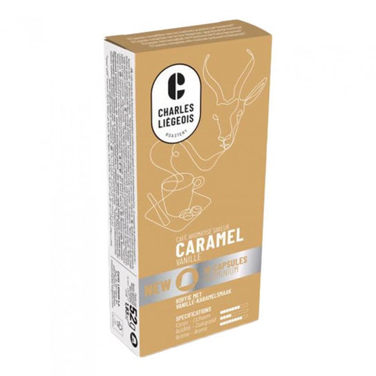 Kawa w kapsułkach NESPRESSO Charles Liégeois „Caramel“, 10 szt. Charles Liegeois