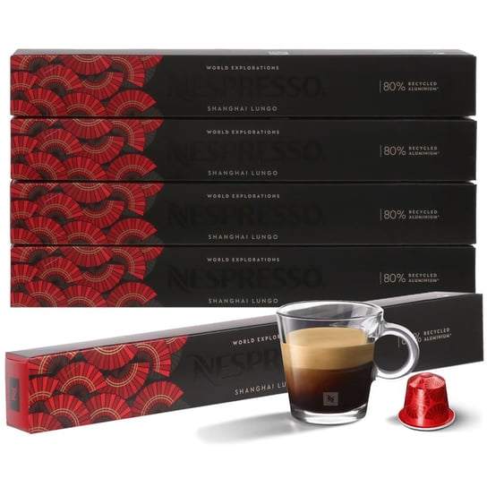 Kawa w kapsułkach o smaku Shanghai Lungo NESPRESSO 50 kapsułek NESPRESSO