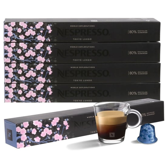 Kawa w kapsułkach o smaku Tokyo Lungo NESPRESSO 50 kapsułek NESPRESSO