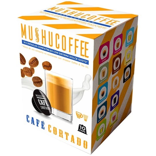 Kawa w kapsułkach z systemem Dolce Gusto MUSHU COFFEE Small Latte Coffe Cortado, 10 szt. Mushu Coffee
