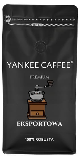 Kawa ziarnista 100% Robusta 1kg świeżo palona DARK ROAST Ciemno palona Yankee Caffee