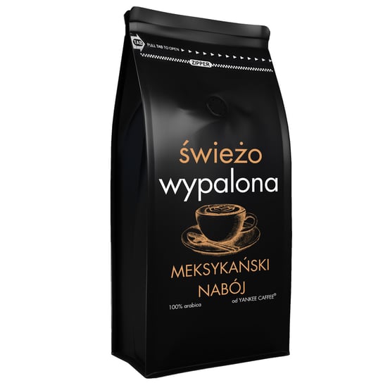 Kawa ziarnista 1kg Arabica ŚWIEŻO PALONA Meksykańska Do ekspresu Yankee Caffee