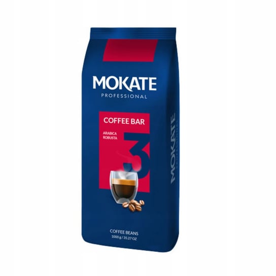 Kawa ziarnista 1kg Arabika Robusta Mokate Coffee Bar do domu biura Mokate