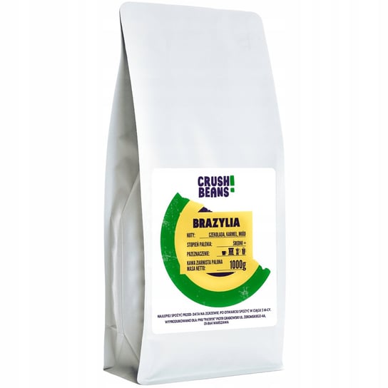 Kawa ziarnista 1kg BRAZYLIA Crush Beans Arabika Kafelov