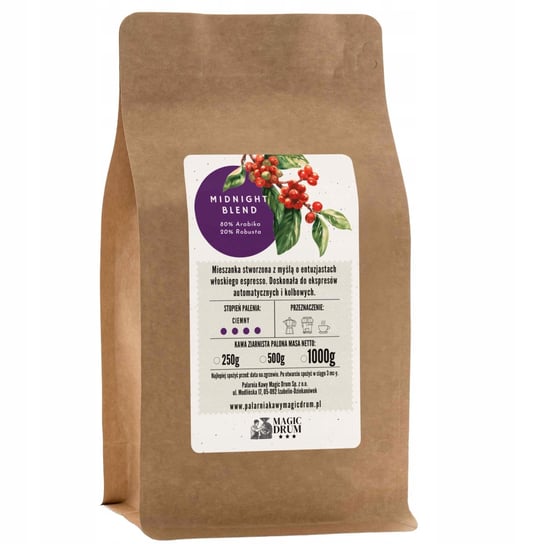 Kawa ziarnista 1kg MIDNIGHT BLEND Ingagi Coffee