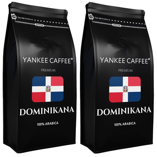 Kawa ziarnista 2kg 100% Arabica świeżo palona Dominikana Do ekspresu Yankee Caffee